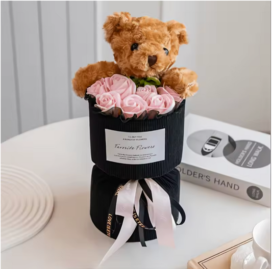 Veloura Teddy Rose Bouquet