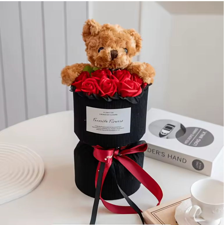 Veloura Teddy Rose Bouquet