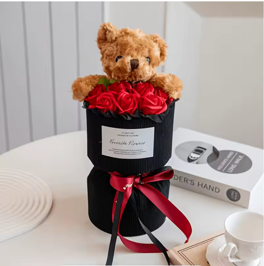 Veloura Teddy Rose Bouquet