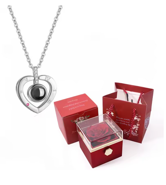 100 Languages I Love You - Red Rose Gold